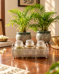 Royal German Silver Mukhwas Jar Set